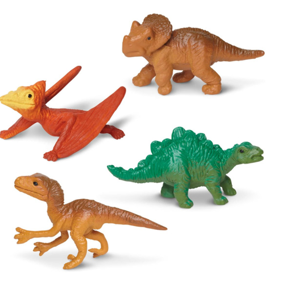 10 Safari Ltd. Baby Dinosaur Figurines TOOB - Educational Toys for Kids 3+ - Picture 3 of 4